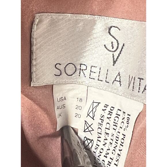 Sorella Vita Bridesmaid Dress Women’s 18 Mauve - READ - Picture 2 of 10